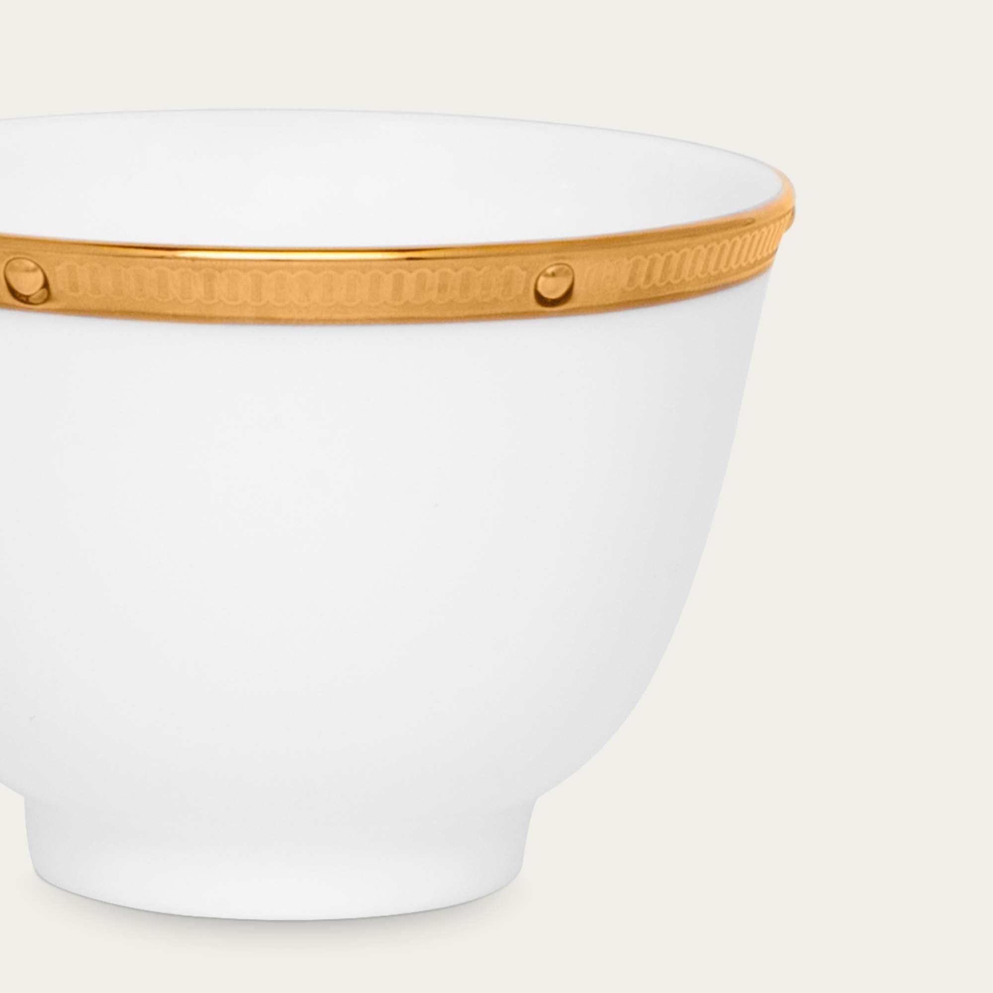 Chén trà (tách trà) Châu Á (không quai cầm) 145ml sứ xương | Noritake Rochelle Gold 4796L - 97363