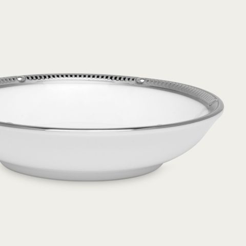  Đĩa tròn 9,7cm đựng nước chấm, gia vị sứ xương | Noritake Rochelle Platinum 4795L - 59714A 