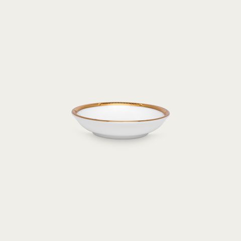  Đĩa tròn 9,7cm đựng nước chấm, gia vị sứ xương | Noritake Rochelle Gold 4796L - 59714A 