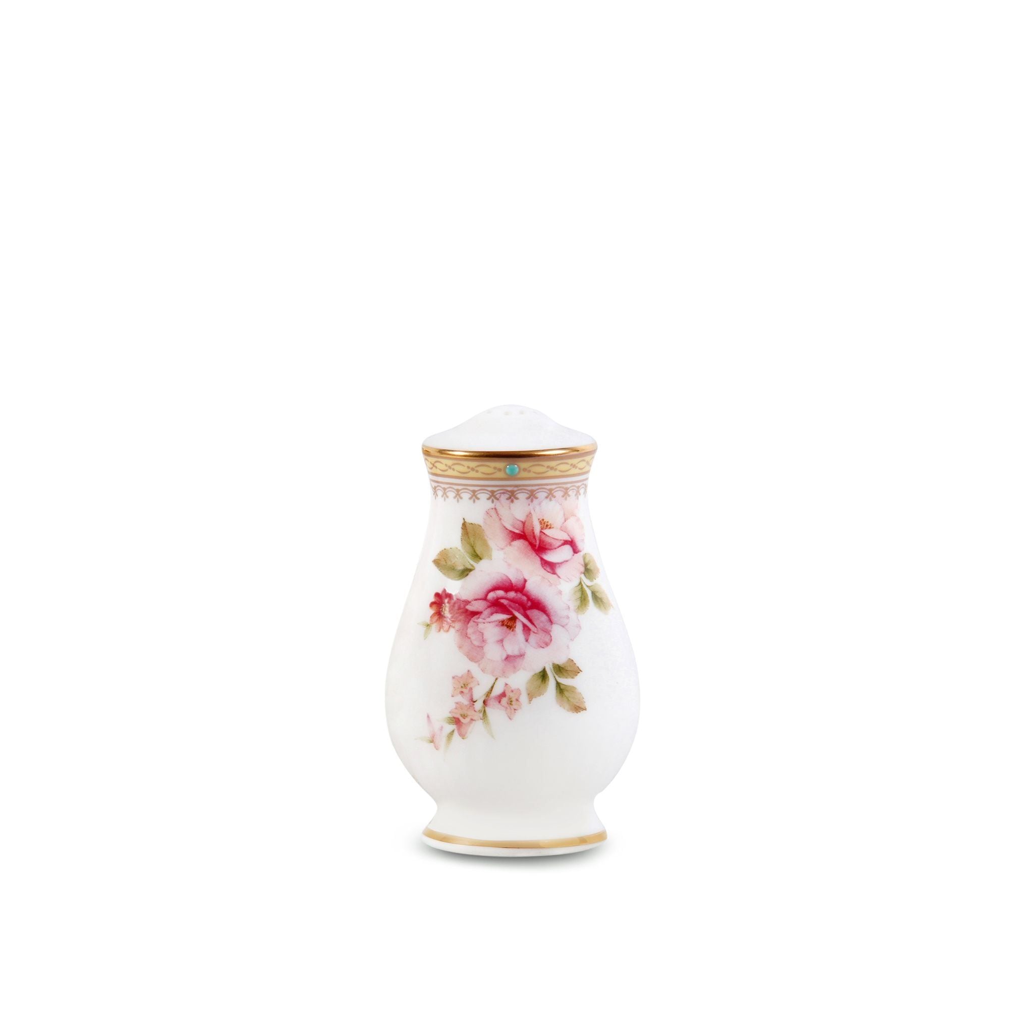 Lọ đựng muối (loại 4 lỗ) cao 9,3cm sứ xương | Noritake Hertford 4861L - 97271