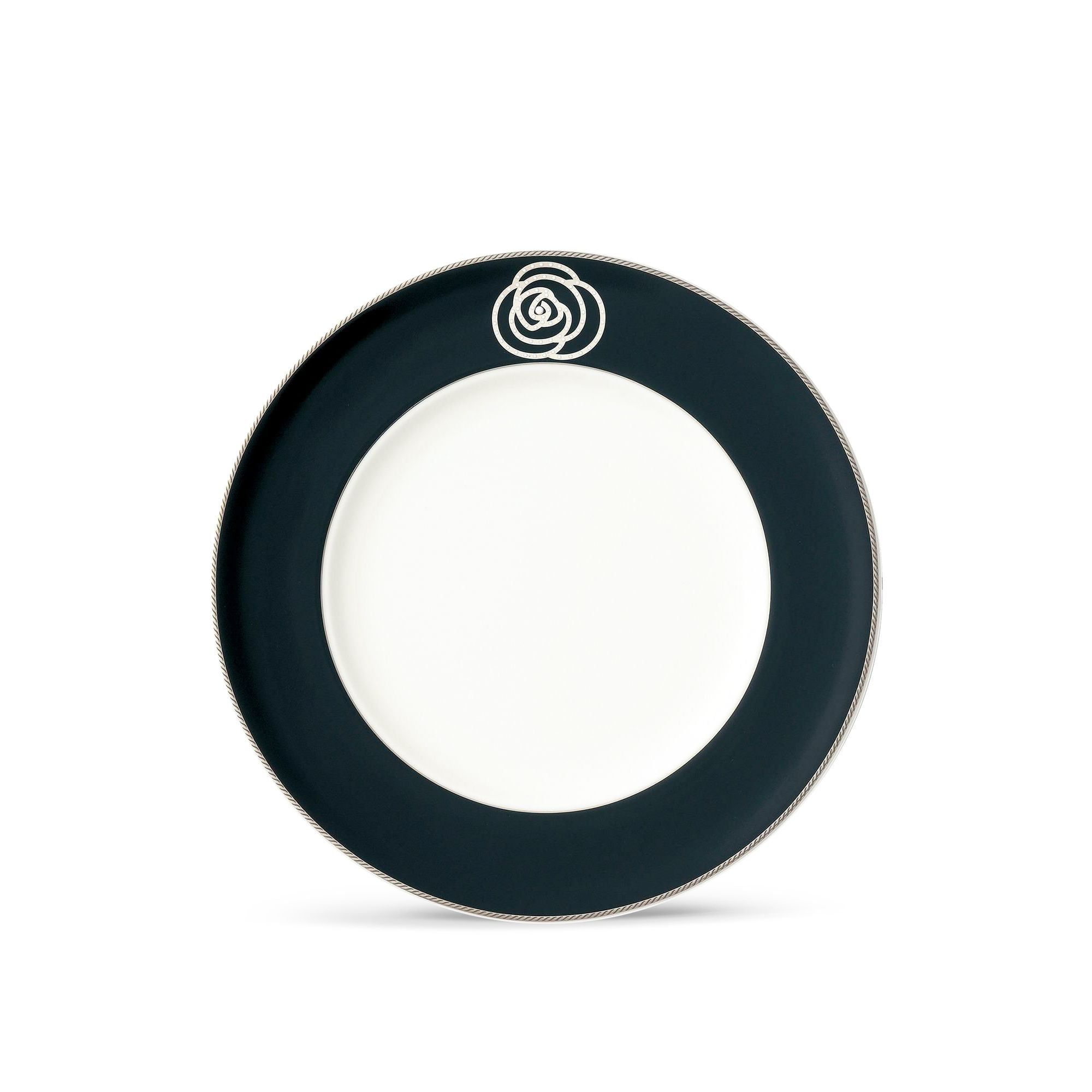 Đĩa tròn cỡ vừa (đặc biệt - Đen) đường kính 24,5cm sứ xương | Noritake Aidan 4867-1L - 97316