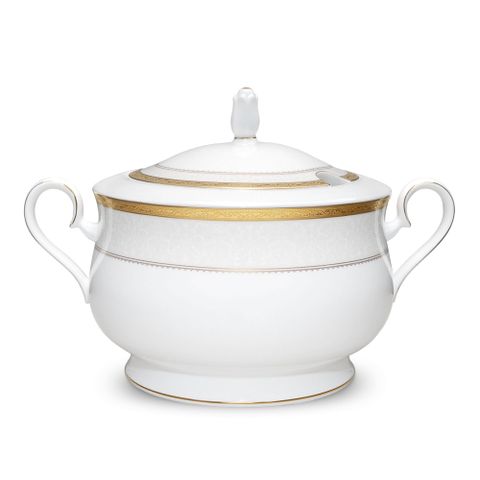  Âu cơm (thố cơm) có nắp dung tích 4.200ml sứ xương | Noritake Odessa Gold 4874L - 97256 