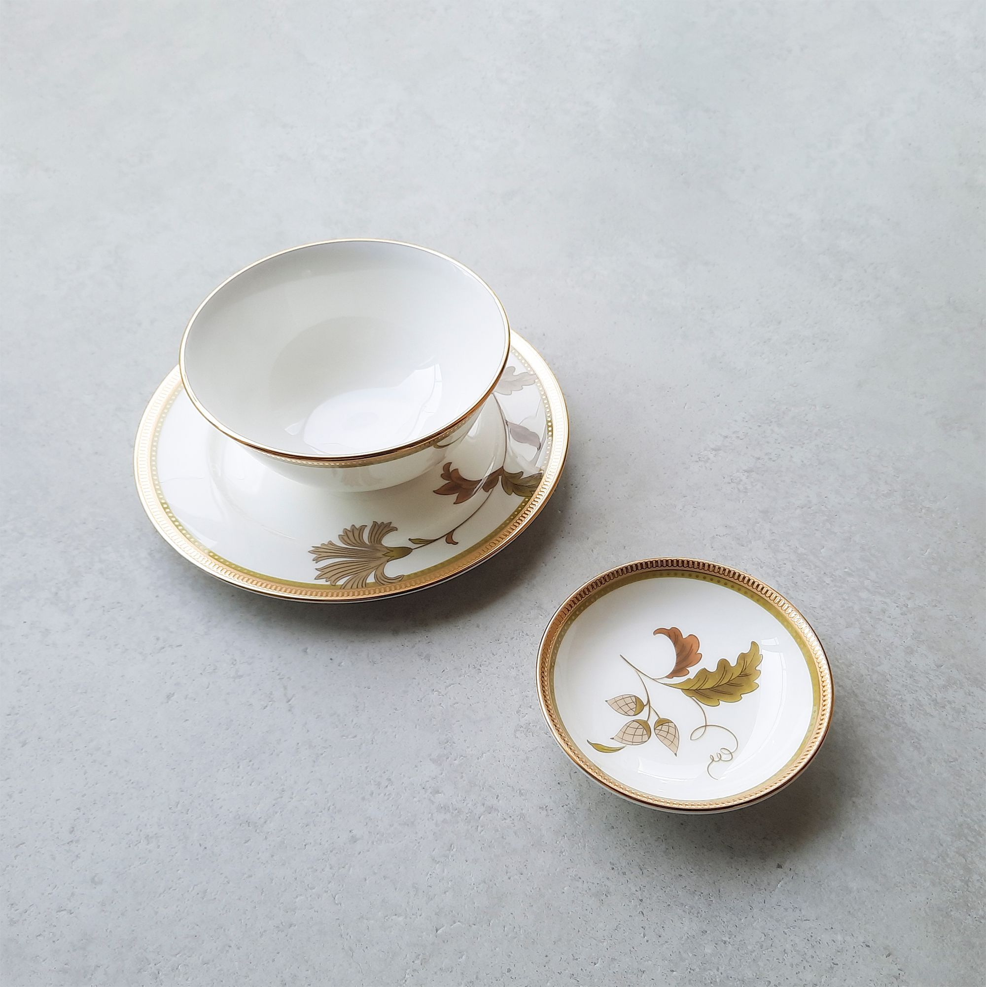 Đĩa tròn 9,7cm đựng nước chấm, gia vị sứ xương | Noritake Islay 4885L - 59714A