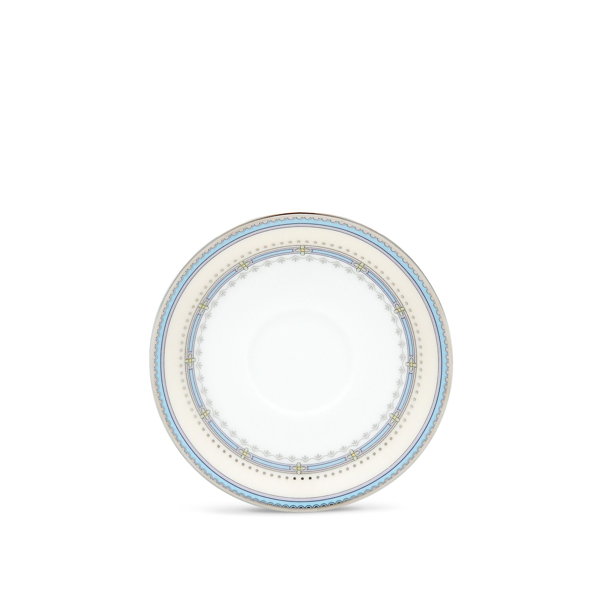 Đĩa lót chén (tách) trà nhỏ 105ml, đường kính 12,2cm sứ xương | Noritake Jardin Fleuri 4910L - 50792SA