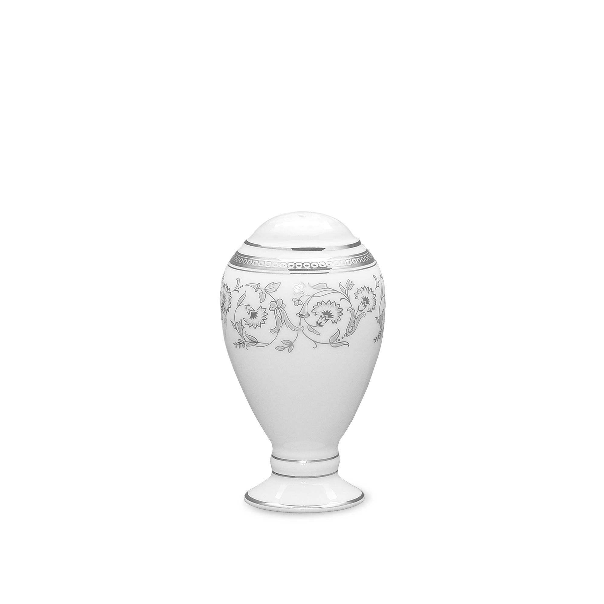 Lọ đựng muối (loại 4 lỗ) cao 9,7cm sứ xương | Noritake Summit Platinum 4919L - 50771A