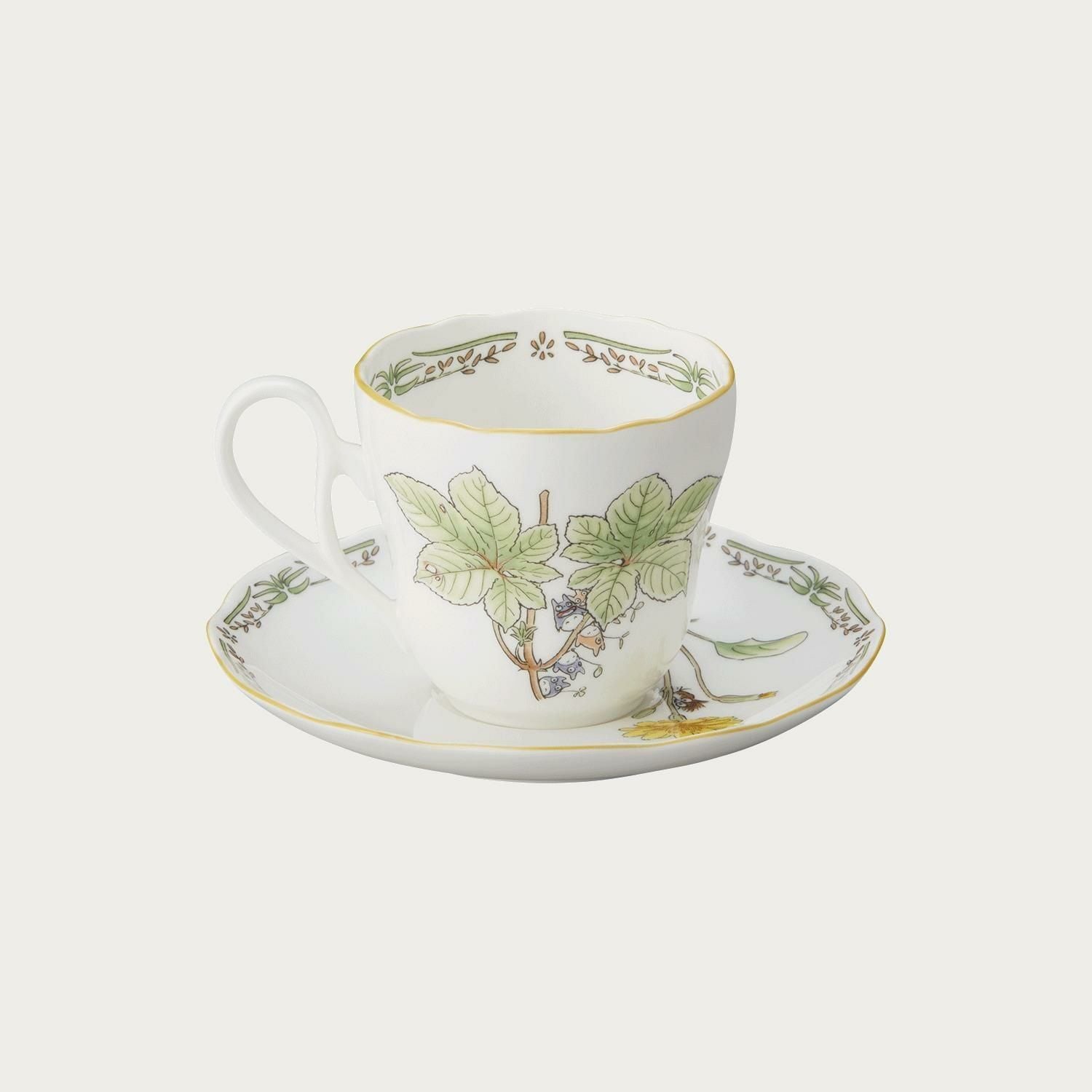 Chén trà (tách trà) dung tích 250ml, đường kính 15,3cm sứ xương | Noritake Totoro 4924-8L - TT97889