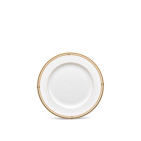  Đĩa tròn cỡ nhỏ đường kính 16,7cm sứ xương | Noritake Aidan Gold 4941L - 97212 