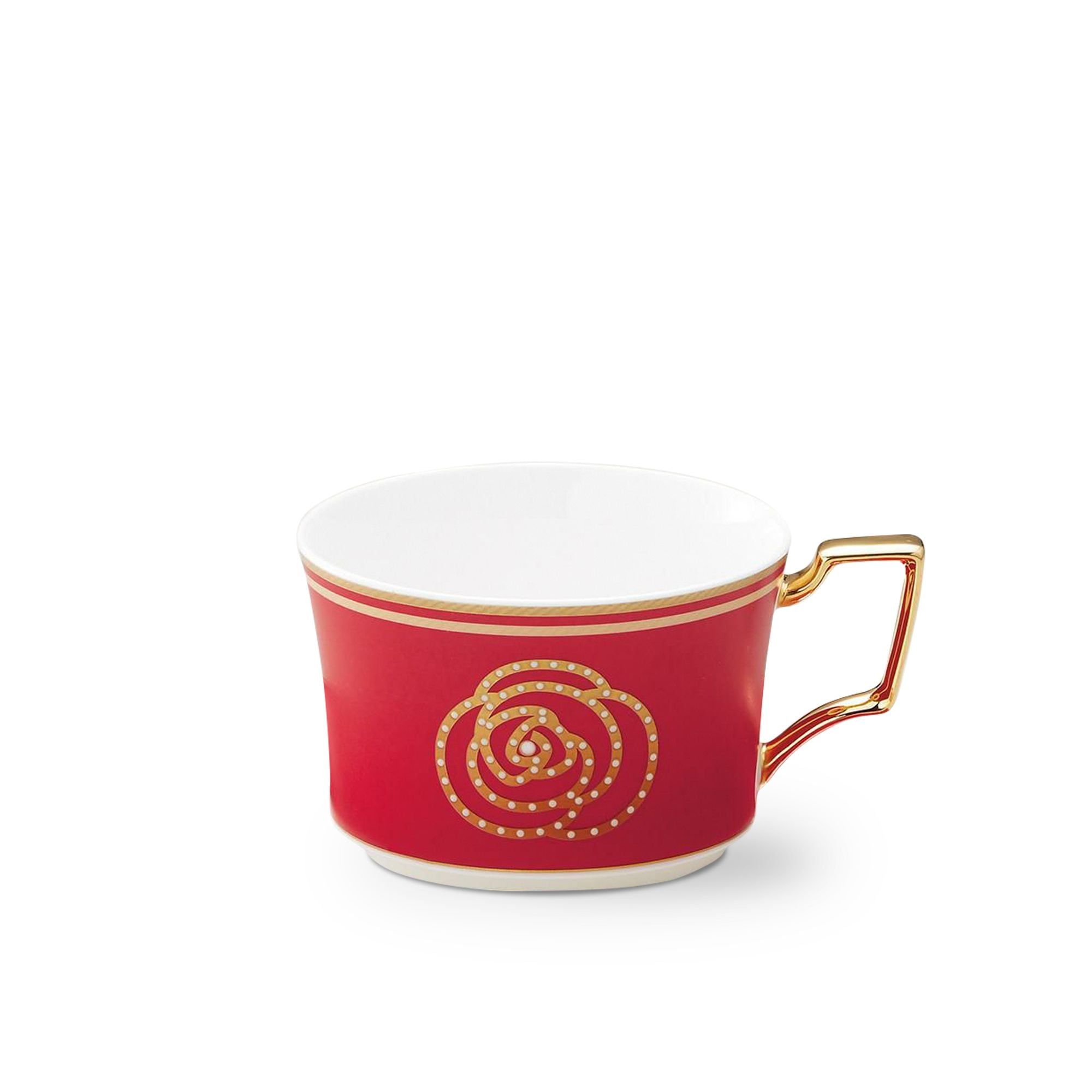 Chén trà (tách trà) (đặc biệt - Đỏ) dung tích 240ml sứ xương | Noritake Aidan Gold 4941-1L - 93687C