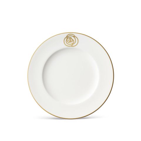  Đĩa tròn cỡ vừa (đặc biệt - Trắng) đường kính 24,5cm sứ xương | Noritake Aidan Gold 4941-2L - 97316 