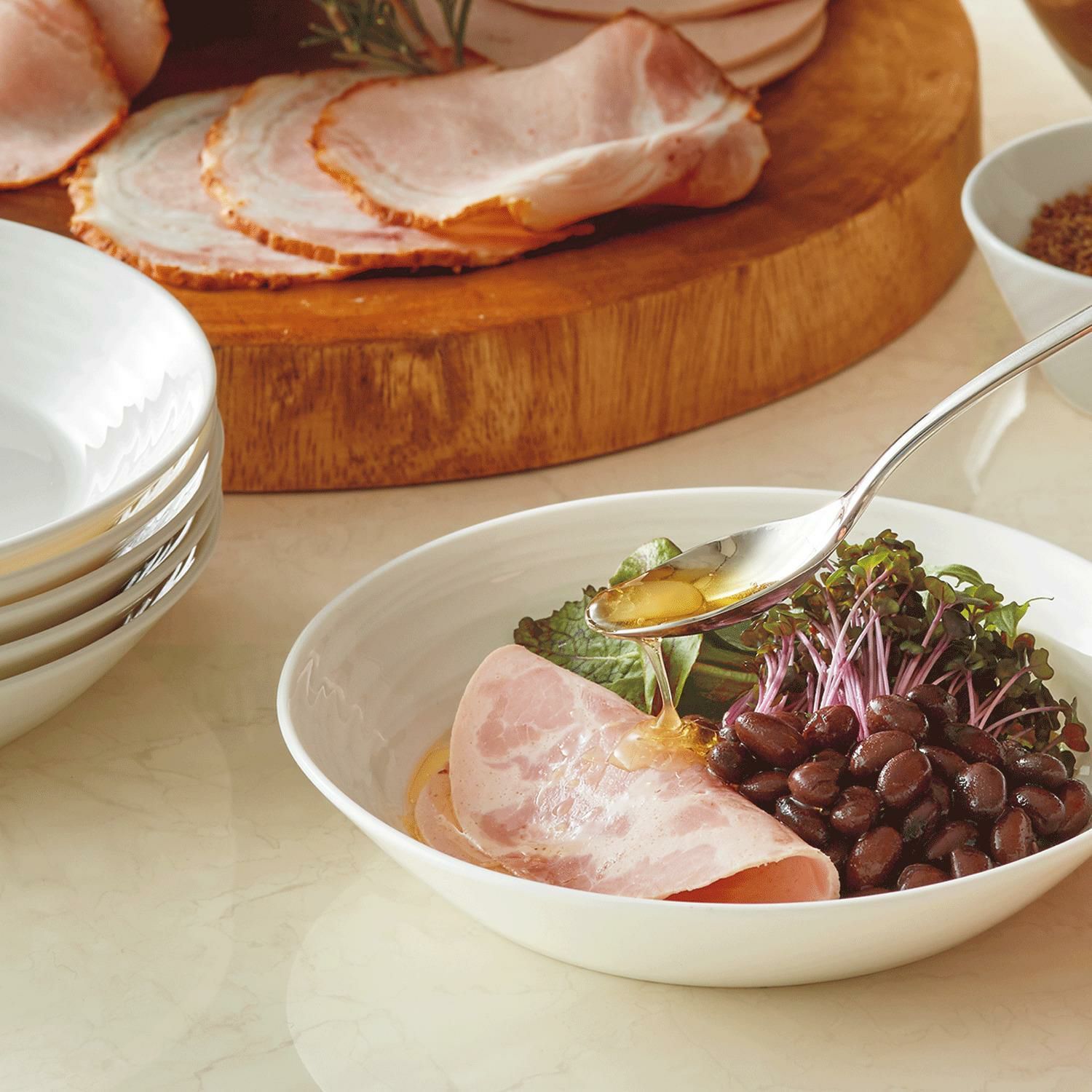 Đĩa sâu lòng đường kính 16,2cm dung tích 310ml sứ xương | Noritake Conjunto 4943L - 93915