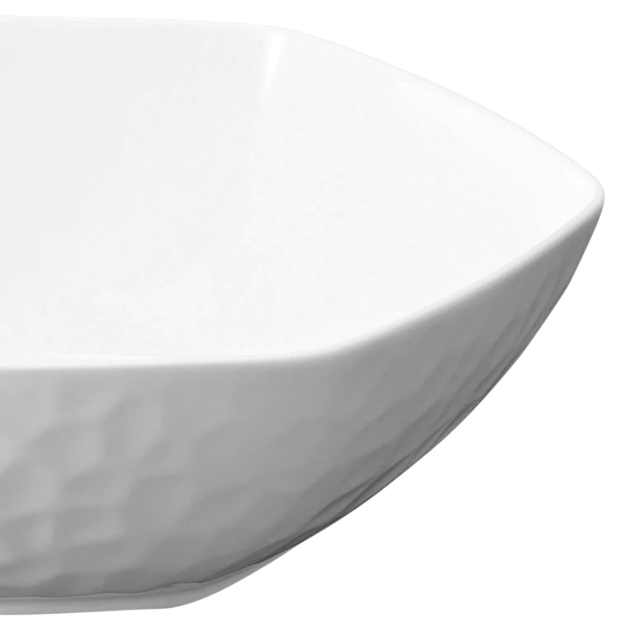 Bát (tô) lục giác (Hexagon) 30,1cm dung tích 3.000ml sứ xương | Noritake Conjunto 4943L - 93960