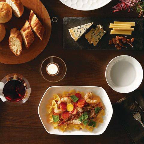  Đĩa lục giác (Hexagon) sâu lòng 27cm dung tích 850ml sứ xương | Noritake Conjunto 4943L - 93965 