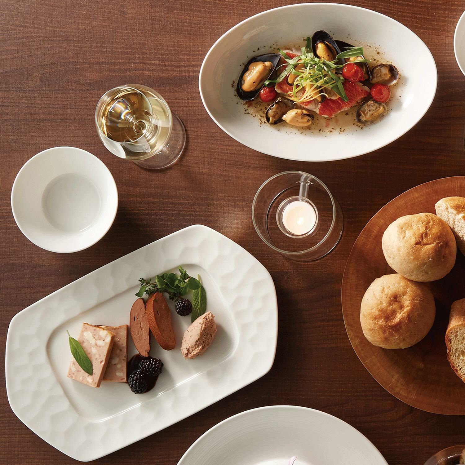 Đĩa Oval sâu lòng 26,9cm dung tích 830ml sứ xương | Noritake Conjunto 4943L - 93986