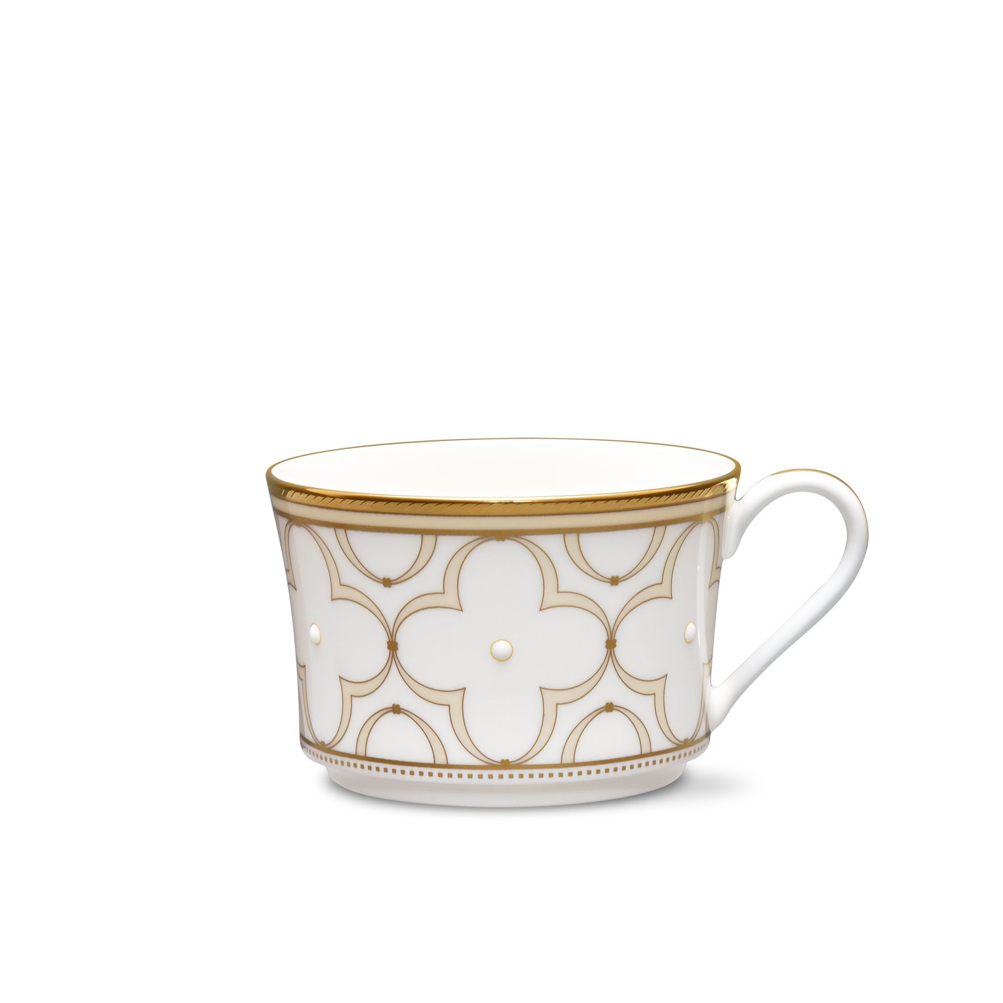 Chén trà (tách trà) dung tích 245ml sứ xương | Noritake Trefolio Gold 4945L - 93686C