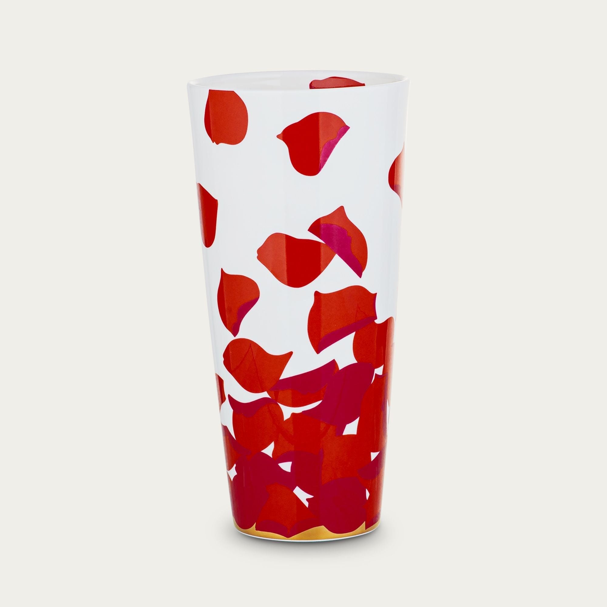 Bình hoa (lọ hoa) trang trí cao cấp 25,8cm sứ xương | Noritake Rosa Rossa 4954L - T97378