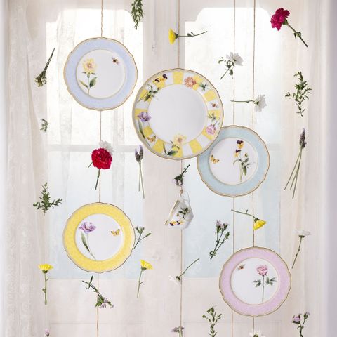  Đĩa tròn cỡ lớn đường kính 27,3cm sứ xương | Noritake Harvest Dream 4989L - 97820 