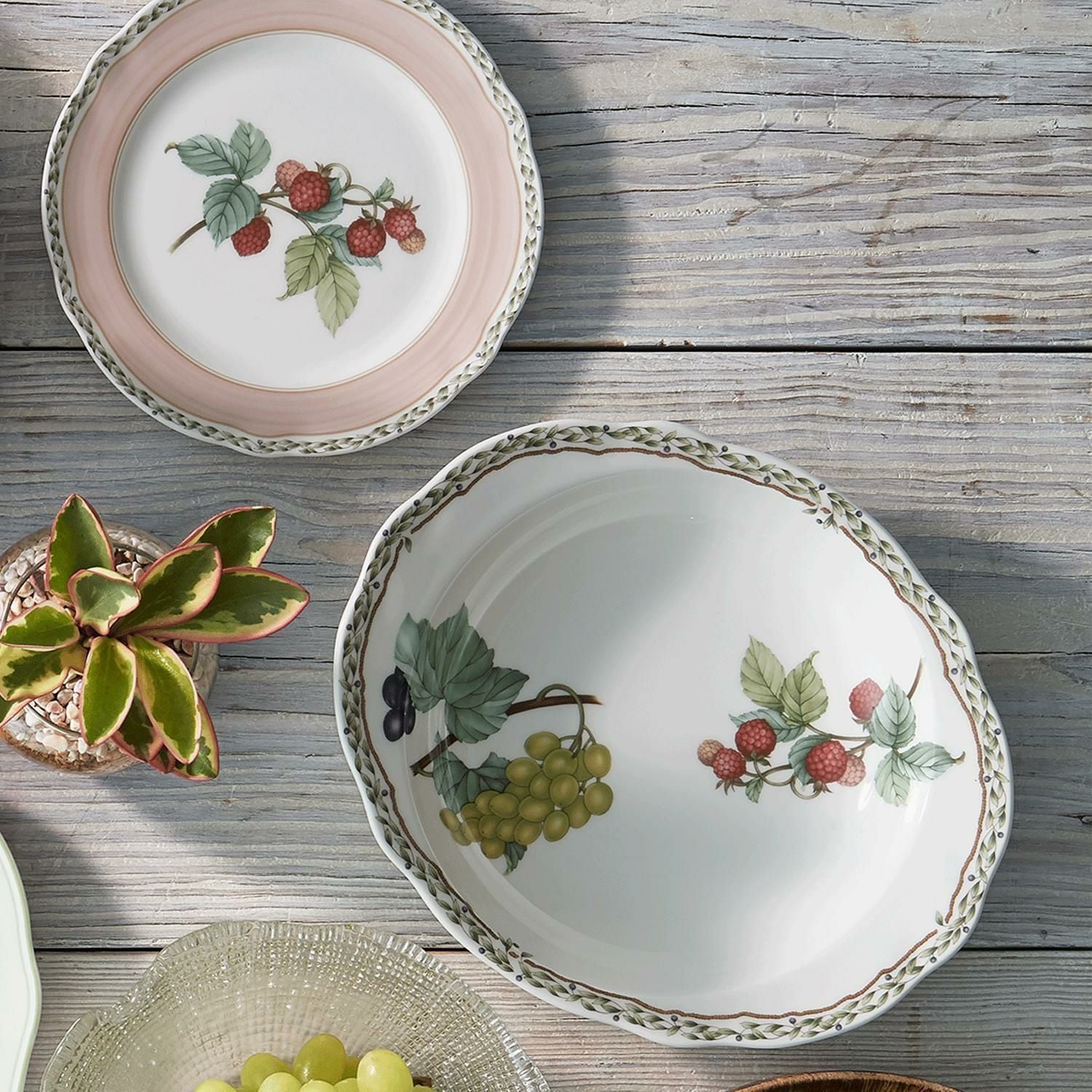 Đĩa sâu lòng 26,4cm dung tích 690ml sứ xương | Noritake Orchard Garden 4911L - 97898