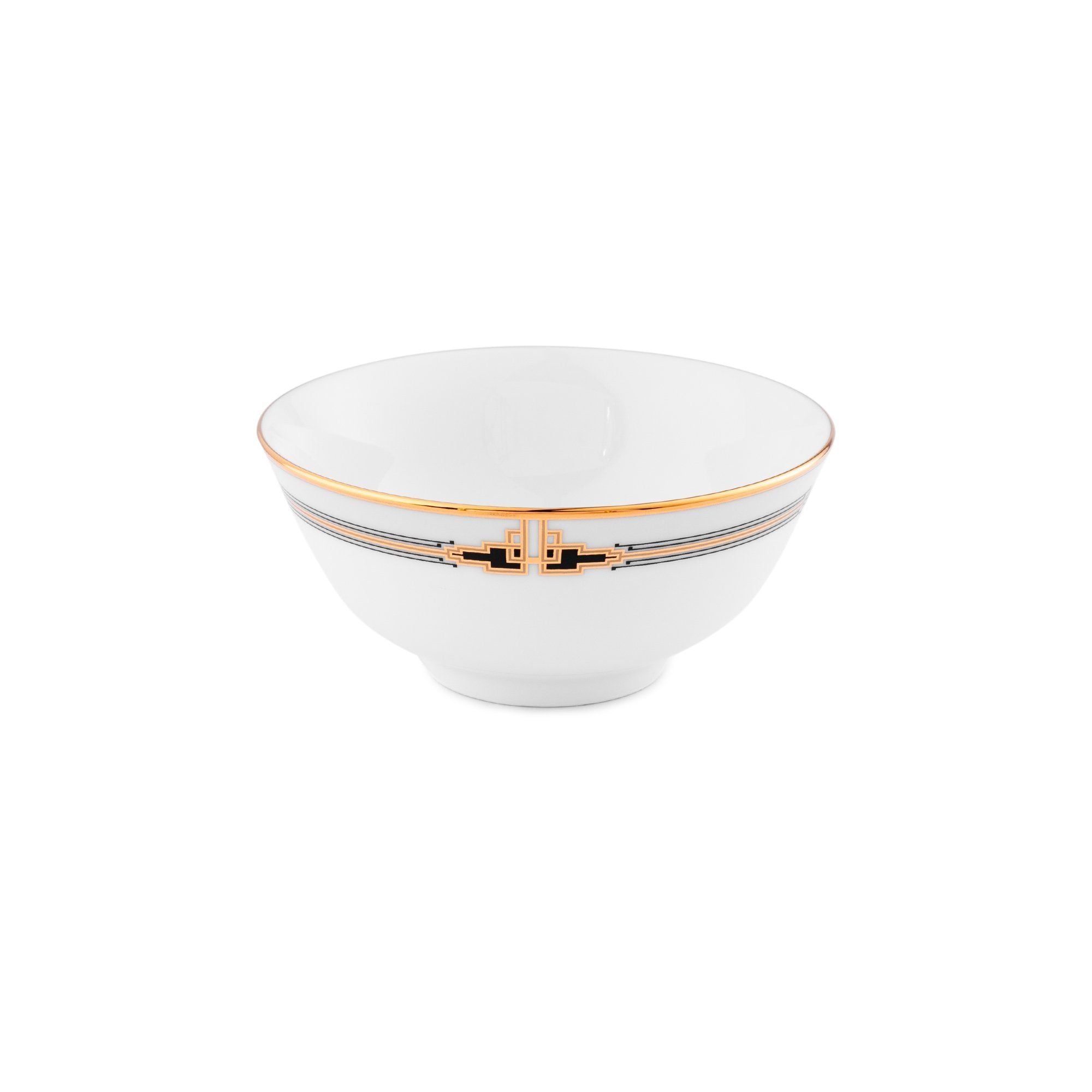 Bát cơm (chén cơm) 12,2cm dung tích 320ml sứ trắng | Noritake Empire Gold 1786L - 91481