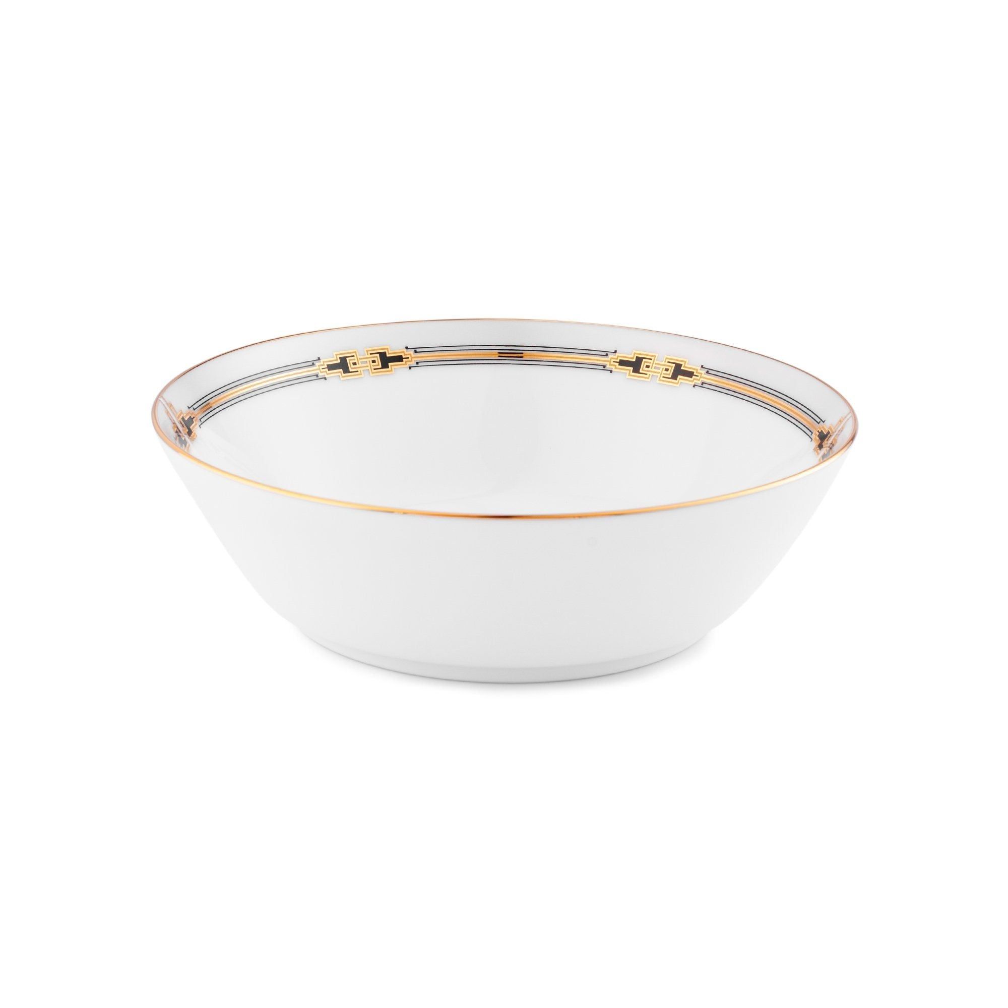 Bát (tô) đa năng 17,5cm dung tích 640ml đựng soup, đồ chiên xào | Noritake Empire Gold 1786L - 91097
