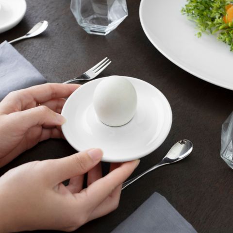 Dụng cụ ăn trứng đường kính 12,3cm sứ trắng | Noritake Art Stage 3-336L - 90115 