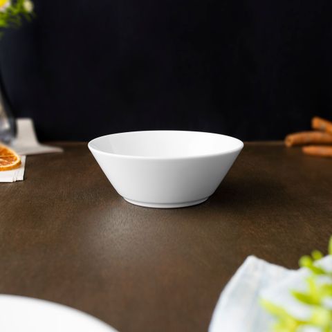  Bát cơm (chén cơm) 12,6cm dung tích 280ml sứ trắng | Noritake Art Stage 3-336L - 91006 