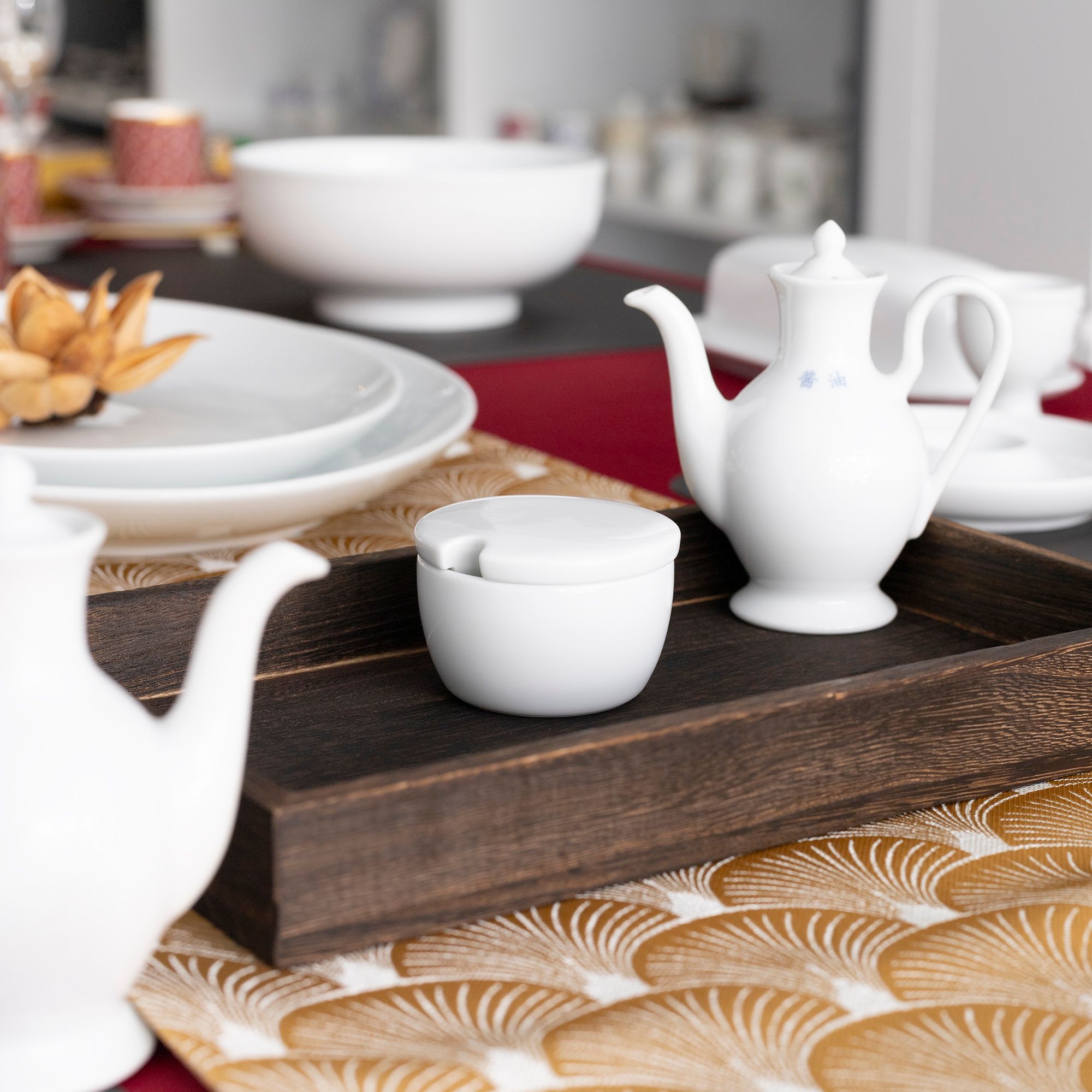 Bình (hũ) đựng gia vị có nắp đậy dung tích 65ml sứ trắng | Noritake Art Stage 4257L - 91824