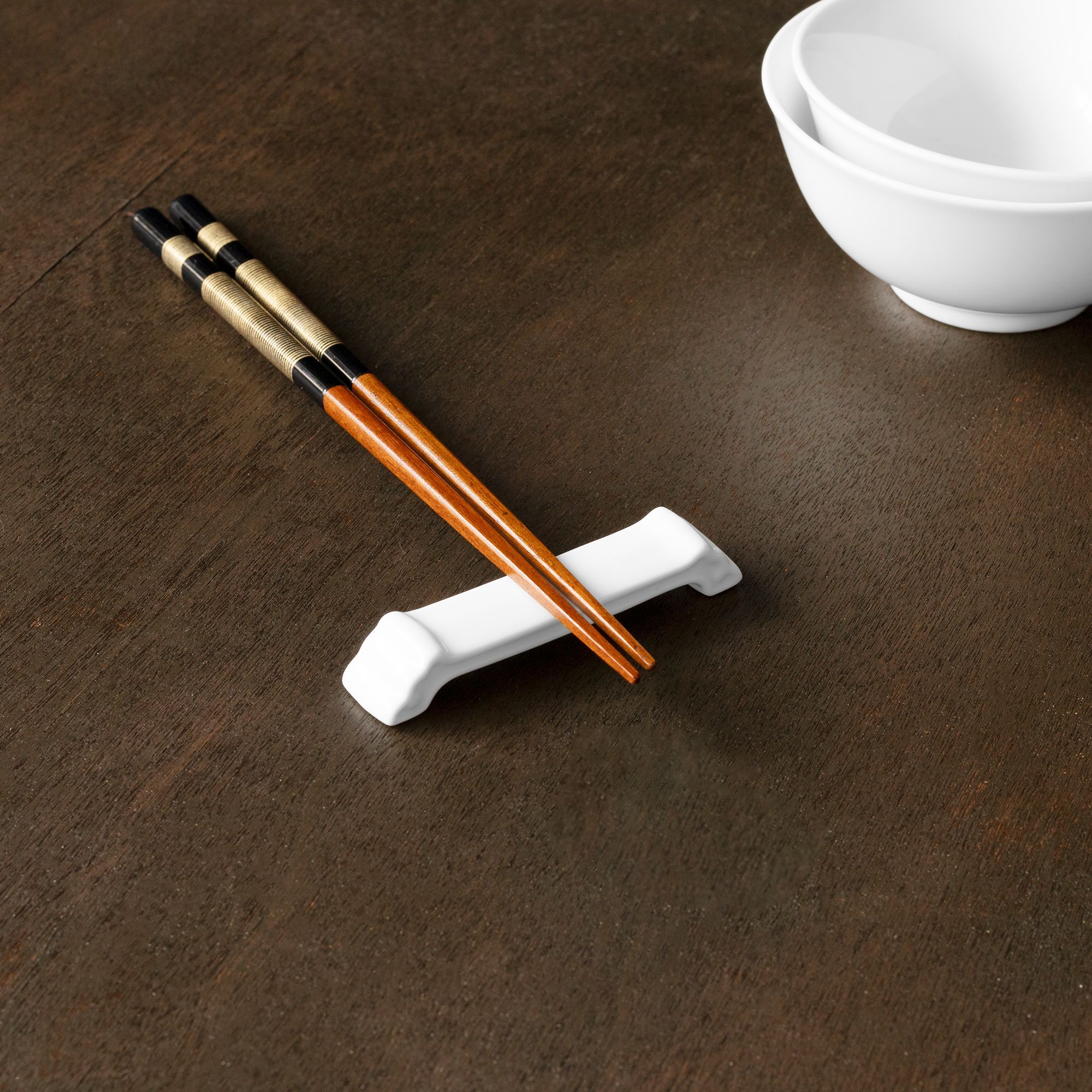 Dụng cụ gác đũa dài 9,4cm sứ trắng | Noritake Art Stage 4257L - 91839