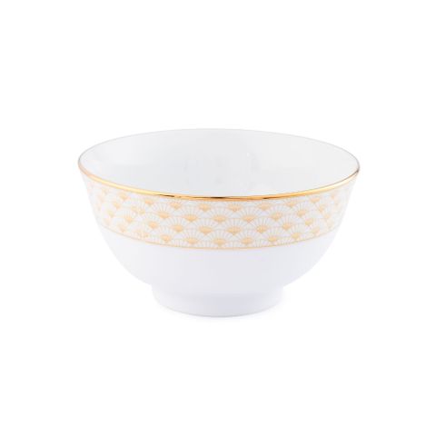  Bát mỳ (tô mỳ) đường kính 16,2cm dung tích 850ml sứ trắng | Noritake Trocadero Gold 1787L - 91895 