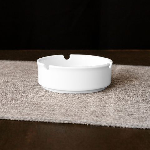  Gạt tàn thuốc lá đường kính 9,3cm sứ trắng | Noritake Art Stage 3-753L - 96790 