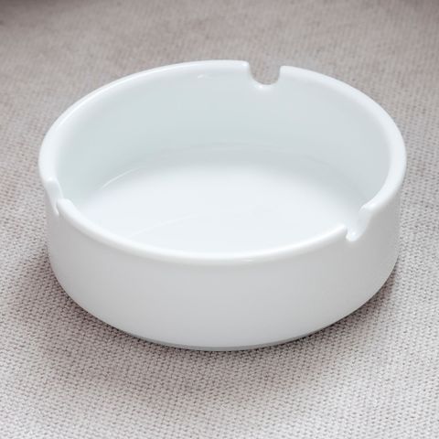  Gạt tàn thuốc lá đường kính 9,3cm sứ trắng | Noritake Art Stage 3-753L - 96790 