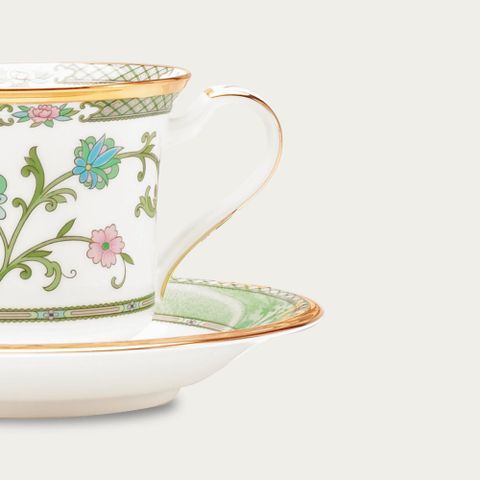 Chén trà (tách trà) 220ml kèm đĩa lót sứ xương Nhật Bản | Noritake Yoshino 9983J - Y59589 