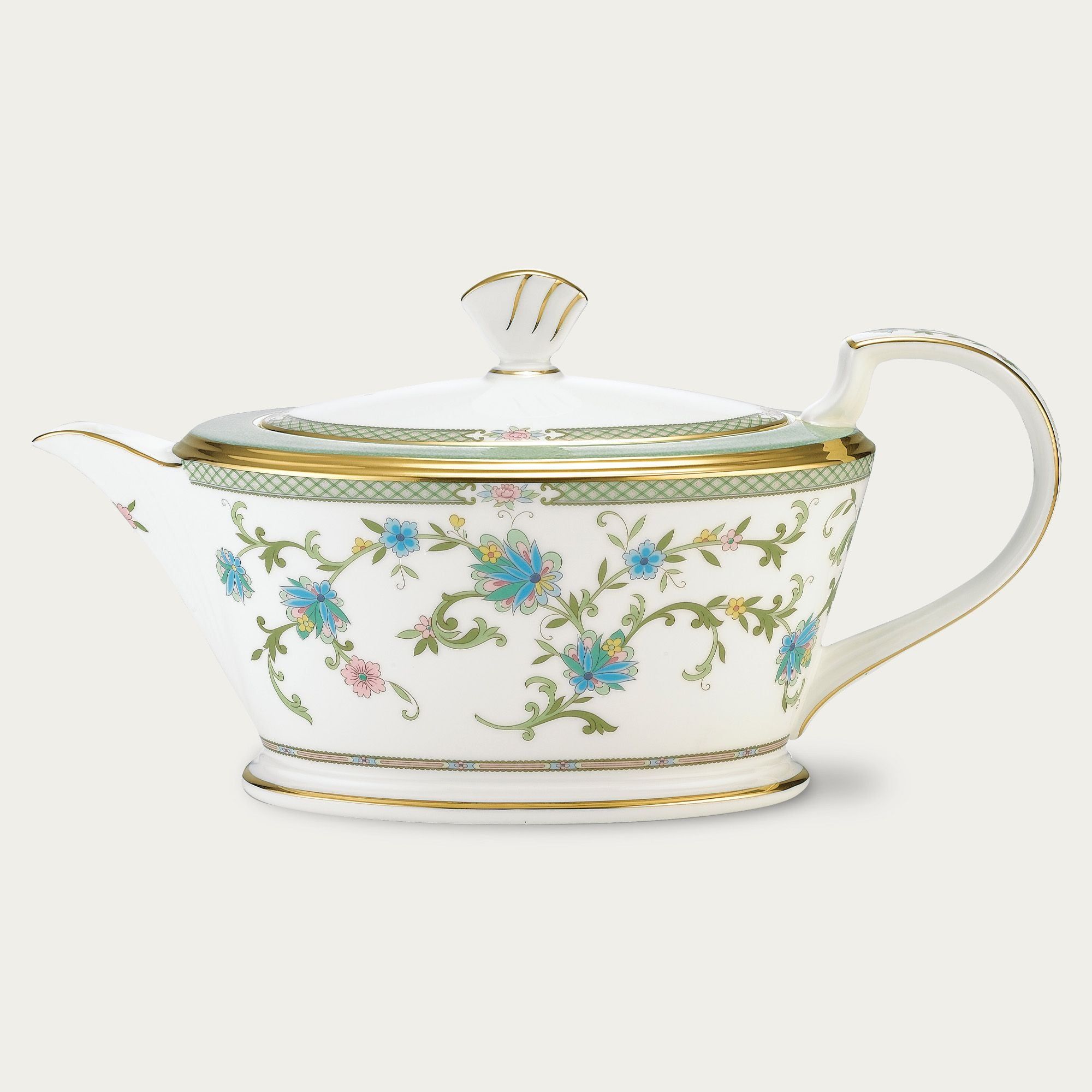 Ấm trà (bình trà) dung tích 1.440ml sứ xương Nhật Bản | Noritake Yoshino 9983J - 59523