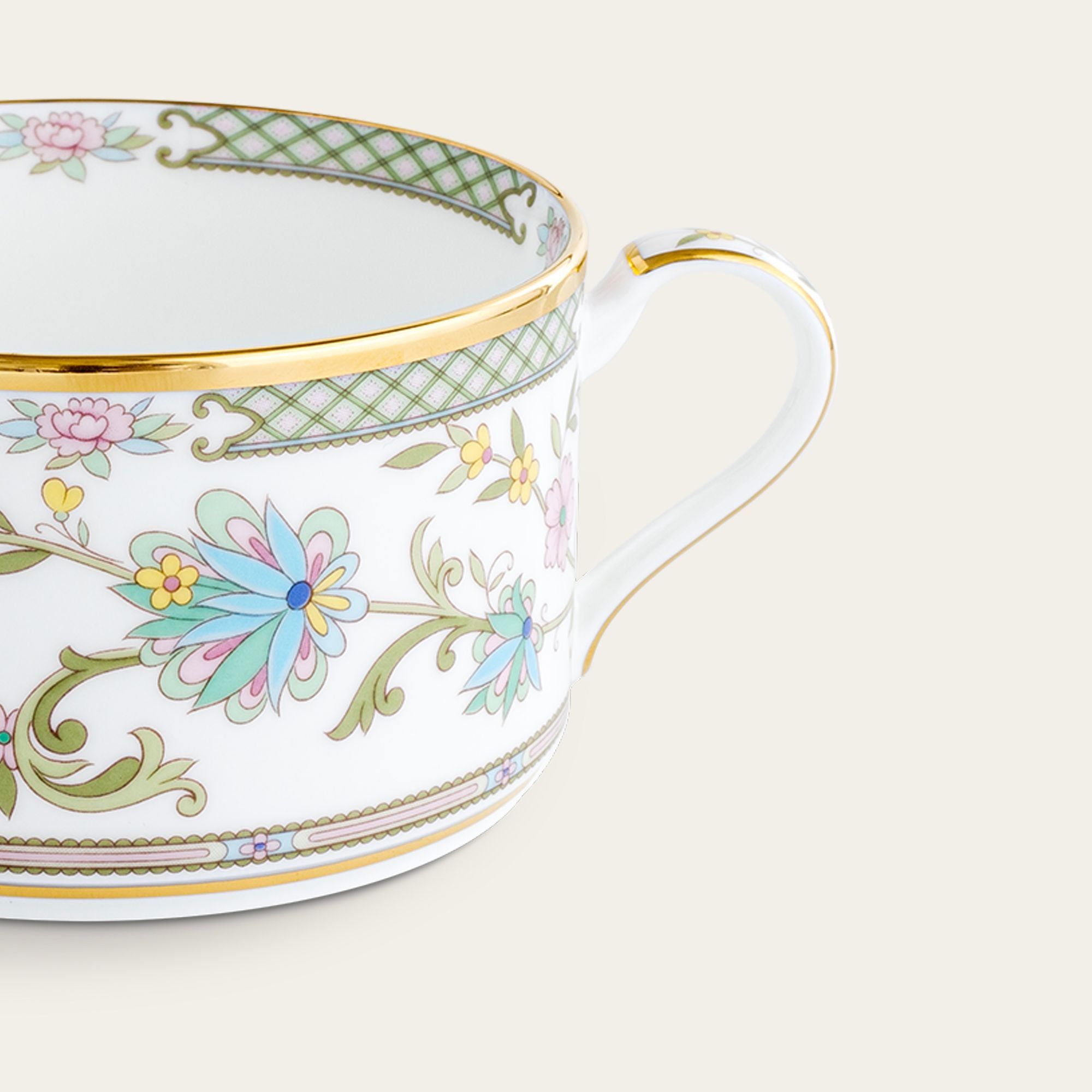 Bát (chén) 295ml ăn súp kem (creamsoup) có quai cầm sứ xương Nhật Bản | Noritake Yoshino 9983J - 59572C