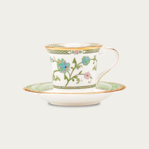  Chén trà (tách trà) 220ml kèm đĩa lót sứ xương Nhật Bản | Noritake Yoshino 9983J - Y59589 