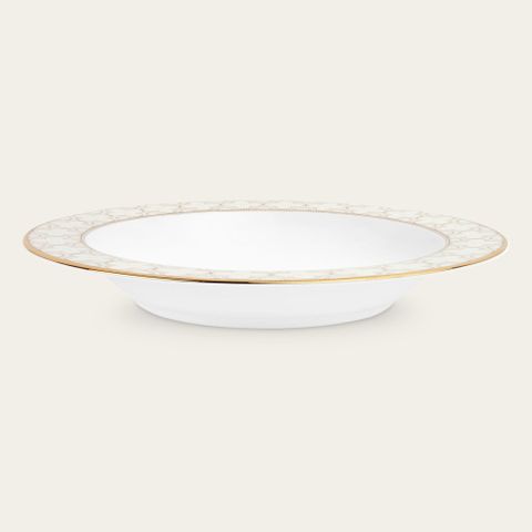  Đĩa sâu lòng cỡ lớn 28,1cm dung tích 740ml sứ xương | Noritake Trefolio Gold 4945L - 97301 