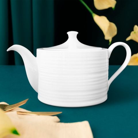  Ấm trà (bình trà) dung tích 1.200ml sứ xương | Noritake Conjunto 4943L - 93924 