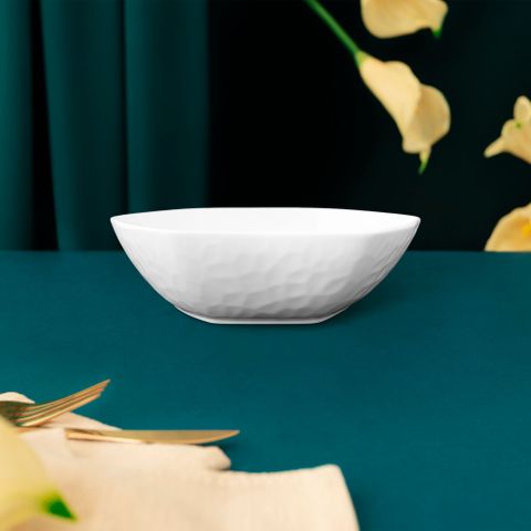  Bát (tô) lục giác (Hexagon) 21,3cm dung tích 1.400ml sứ xương | Noritake Conjunto 4943L - 93961 