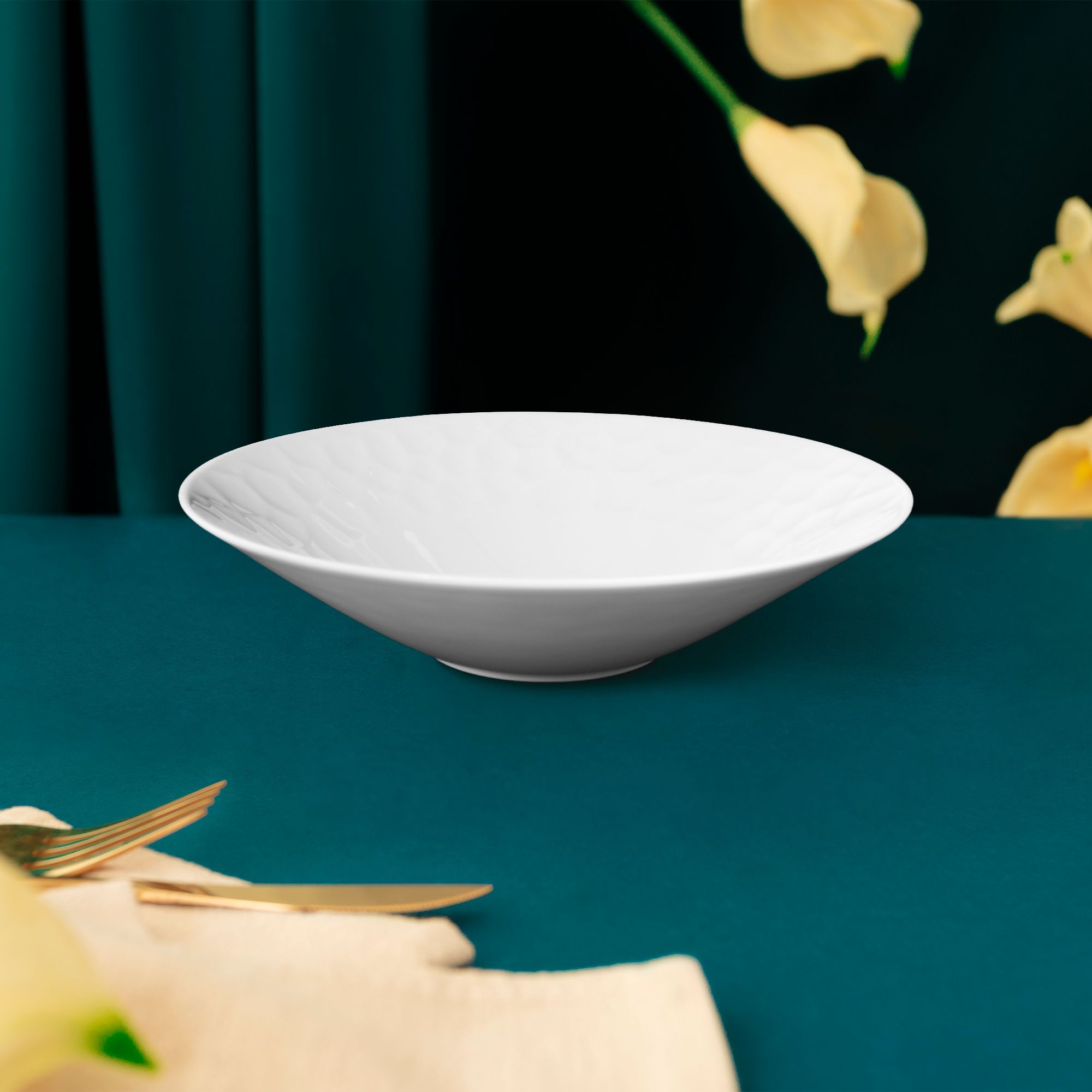 Bát (tô) đa năng dáng loe 26,4cm dung tích 1.350ml sứ xương | Noritake Conjunto 4943L - 93999