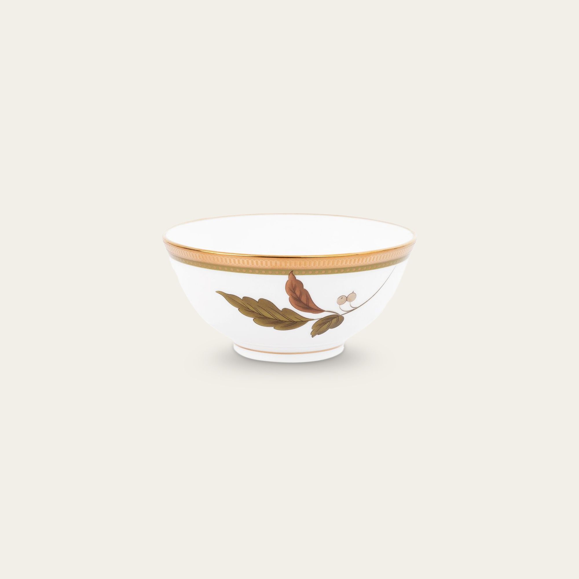 Bát (chén) 10,5cm dung tích 210ml đựng nước chấm, soup sứ xương | Noritake Islay 4885L - 50184A