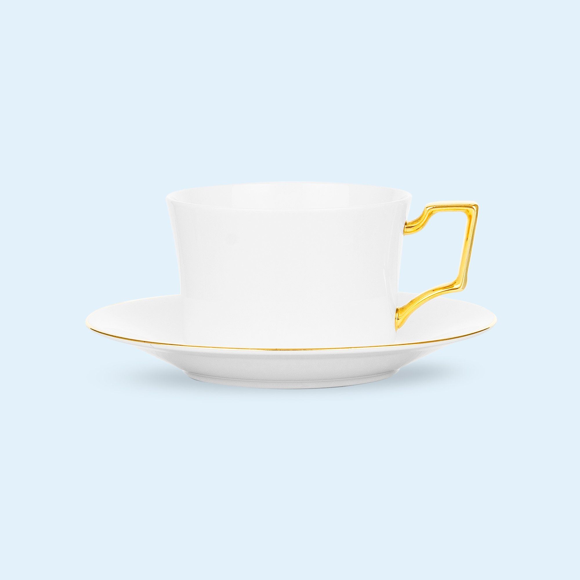 Chén trà (tách trà) dung tích 240ml kèm đĩa lót sứ xương | Noritake Accompanist 4886L - T93687