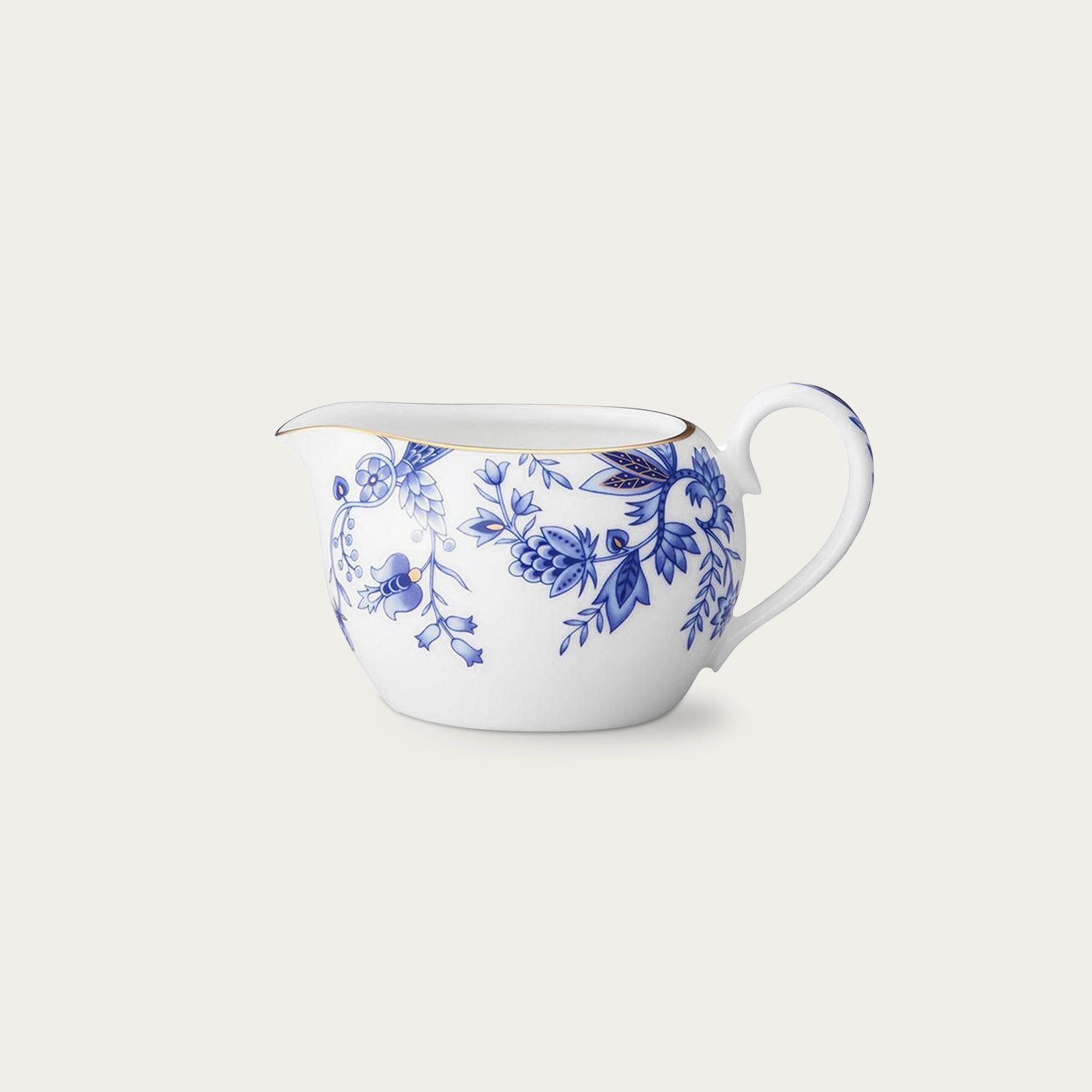 Bình (hũ) đựng sữa dung tích 150ml sứ xương | Noritake Blue Sorrentino 4562L - T50528A