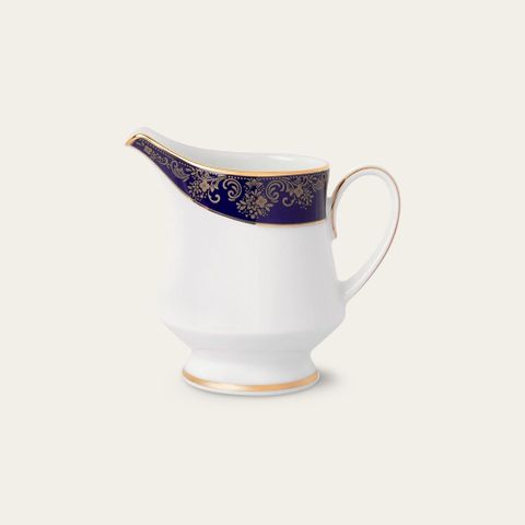  Bình (hũ) đựng sữa dung tích 260ml sứ trắng | Noritake Lazurite Gold 4399L - 91128 