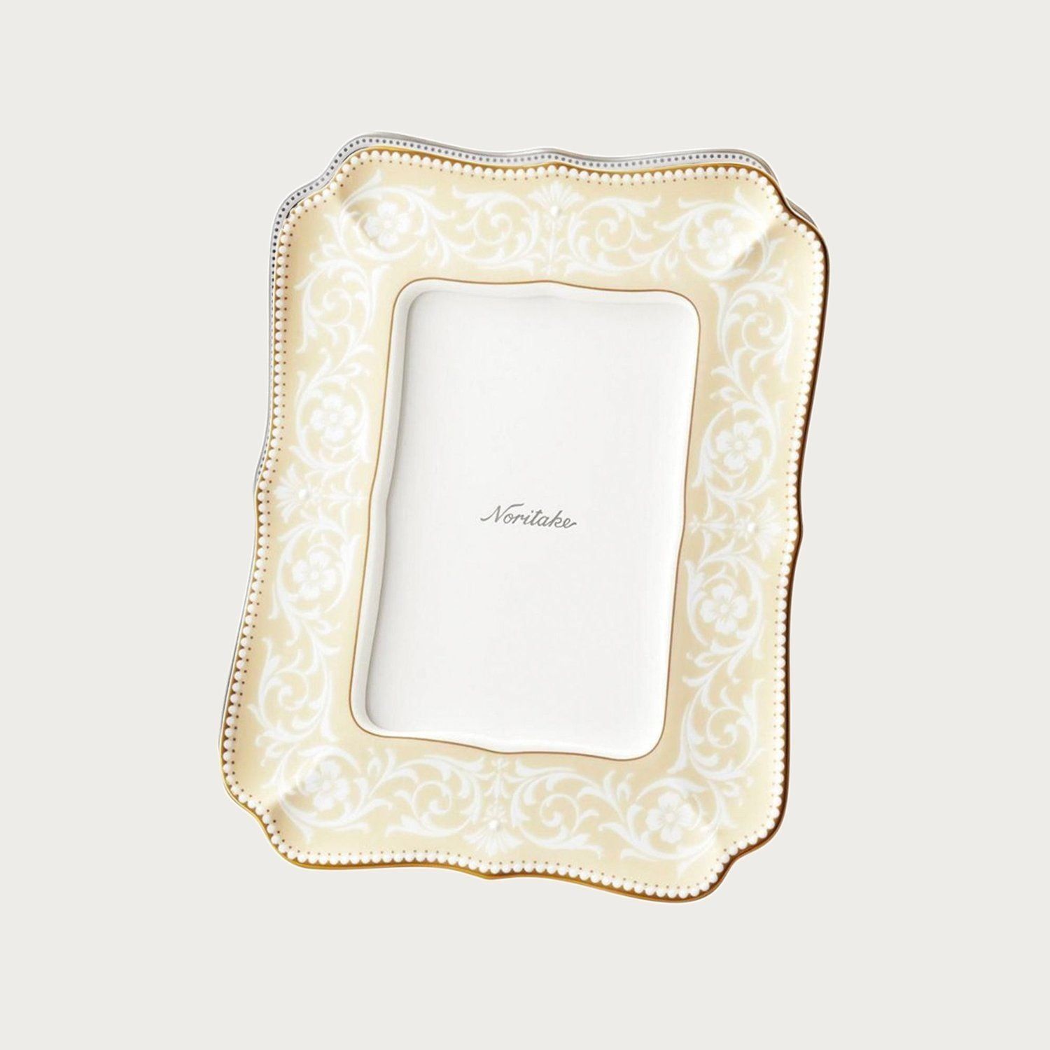 Khung ảnh để bàn Maison Coll White Lace (chiều dài 19,6cm, chiều rộng 15,7cm) | Noritake Maison Coll N-213L - Y93581