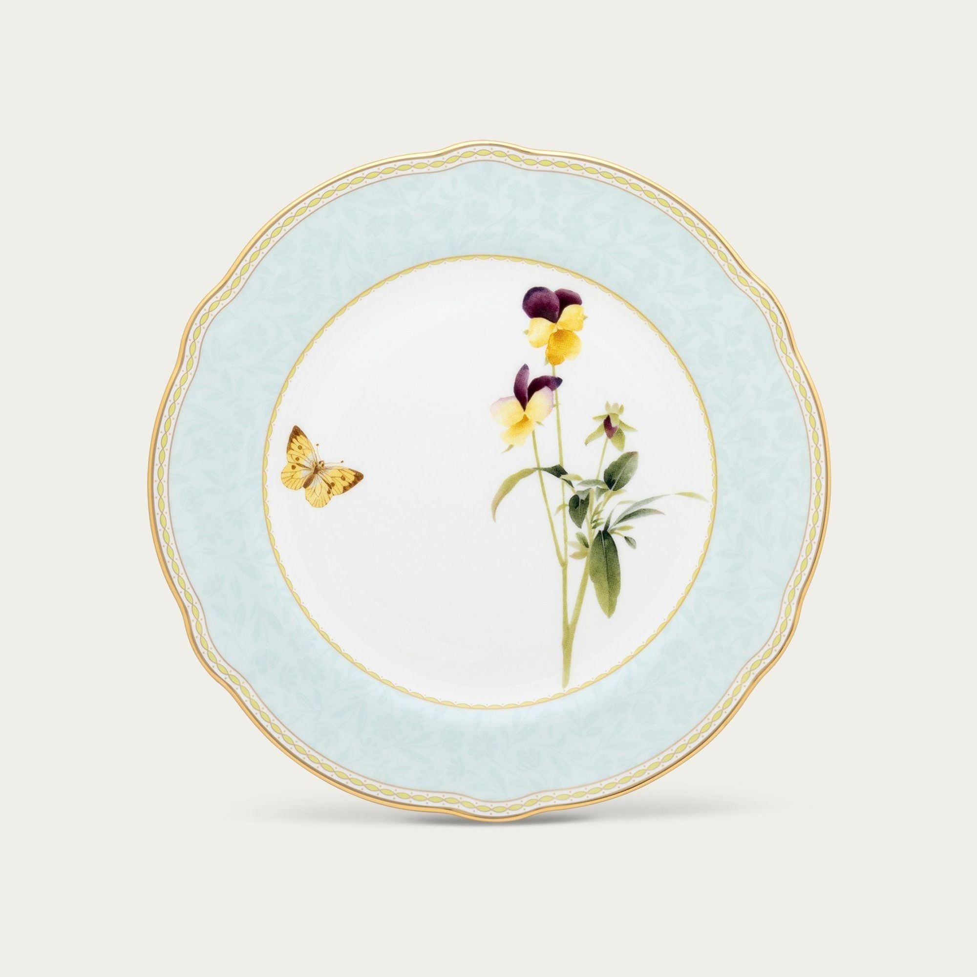 Đĩa tròn cỡ vừa đường kính 22cm sứ xương | Noritake Harvest Dream 4989-1L - 97811