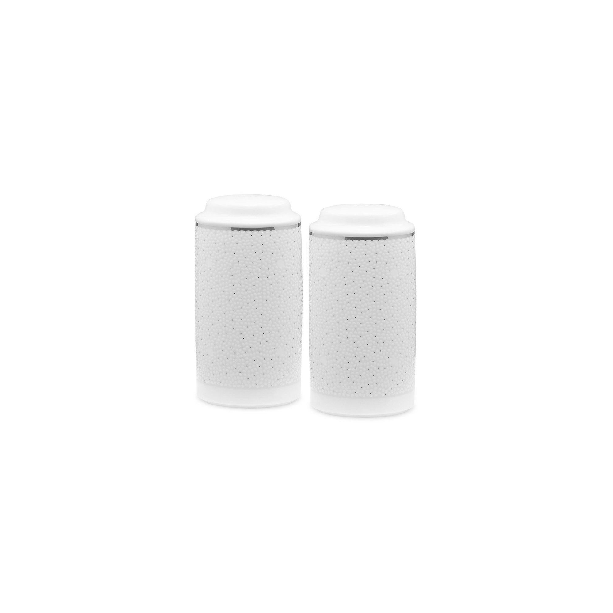 Bộ lọ đựng tiêu (4 lỗ) và muối (8 lỗ) cao 10,4cm sứ xương | Noritake Broome Street 4913L - 936710