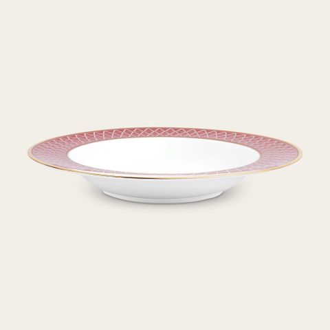  Đĩa sâu lòng cỡ vừa 24,7cm dung tích 430ml sứ xương | Noritake Crochet 4966L - 93898 