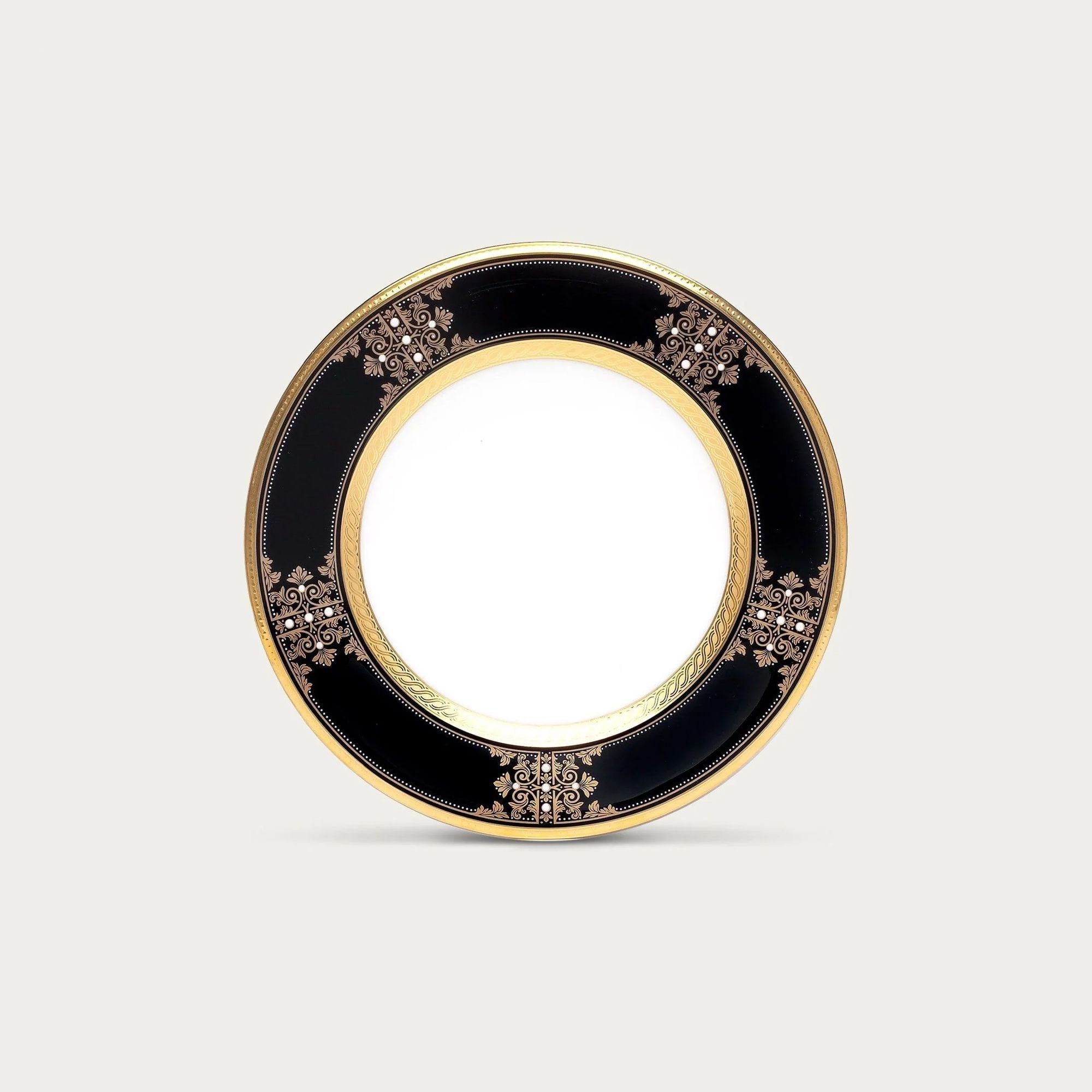 Đĩa tròn cỡ nhỏ đường kính 17,2cm lót bát (chén) cơm sứ xương Nhật Bản | Noritake Evening Majesty 4818J - 59512