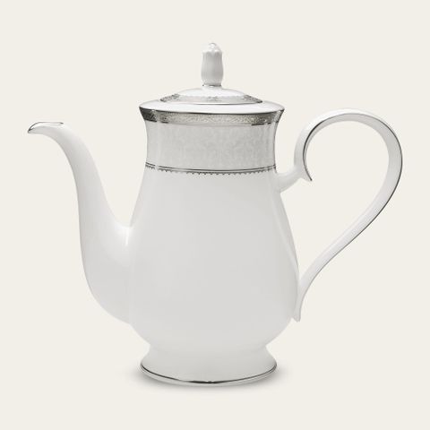  Ấm trà (bình trà) dung tích 1.550ml sứ xương | Noritake Odessa Platinum 4875L - 97253 