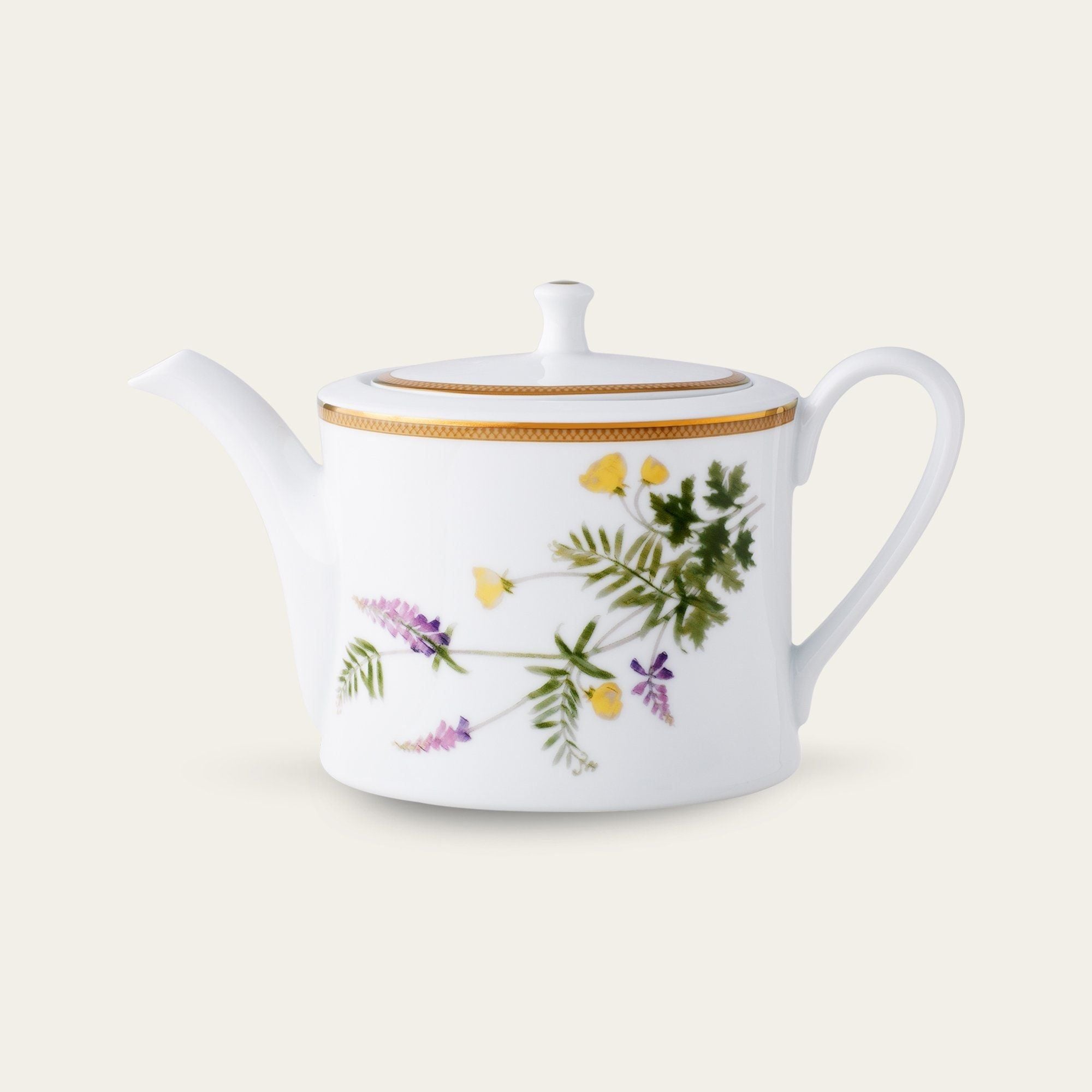 Ấm trà (bình trà) nhỏ dung tích 630ml sứ trắng | Noritake New Morning 1738L - 91133