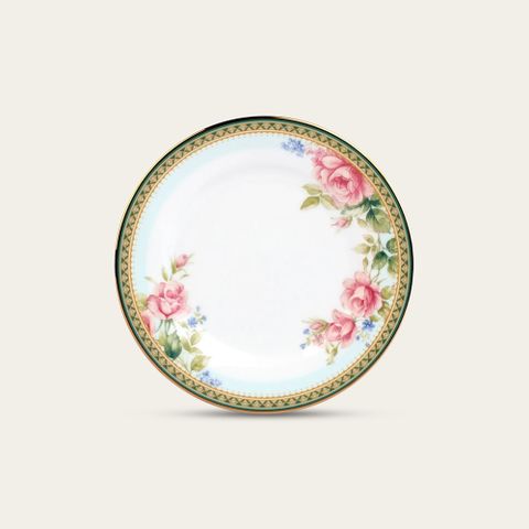  Đĩa tròn cỡ nhỏ đường kính 16,2cm lót bát (chén) cơm sứ trắng | Noritake Rosa Basket 1736L - 91312 